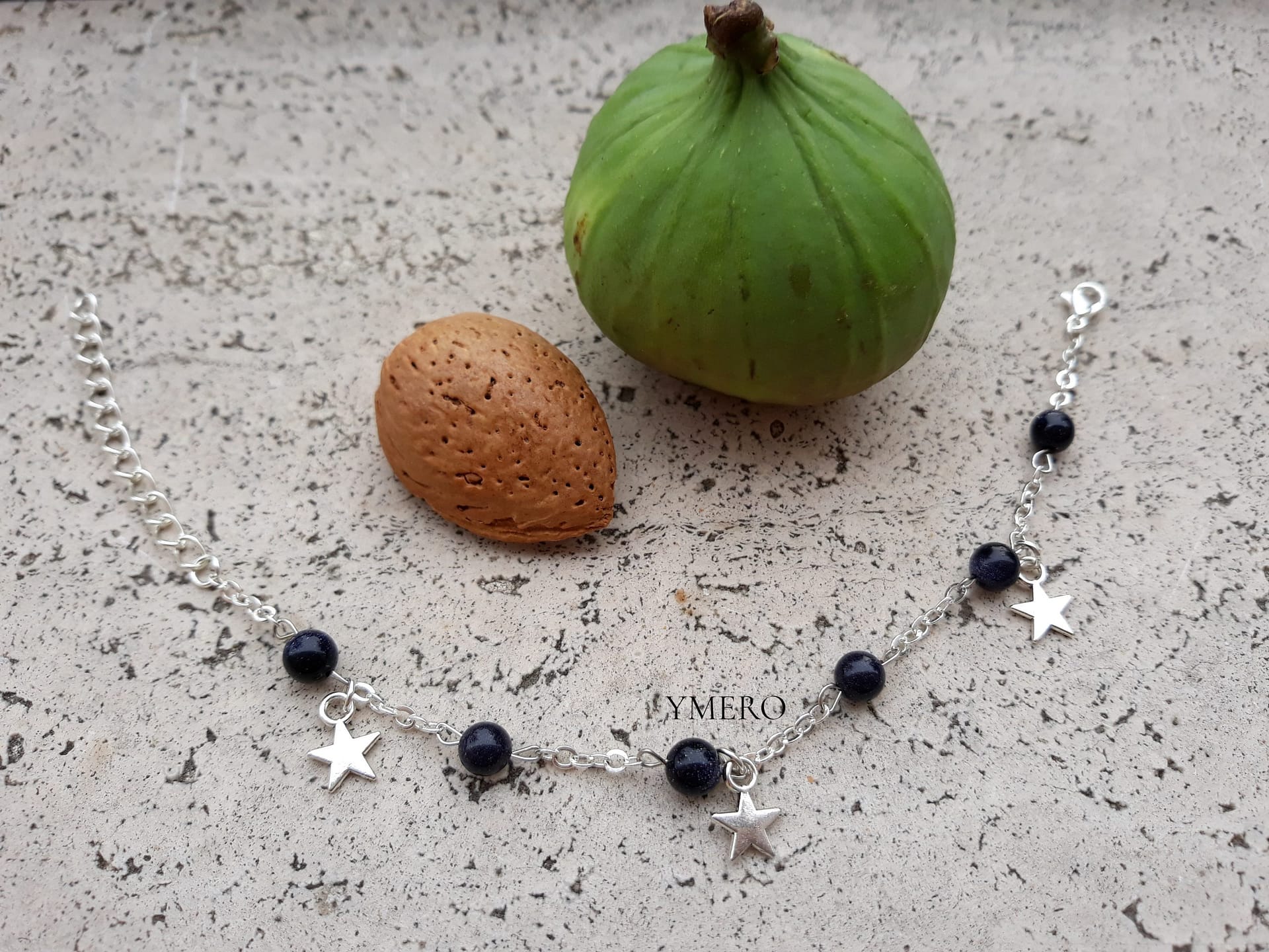 Blue Goldstone bracelet